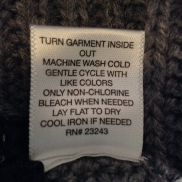 NY & Co; Grey Poncho Black Faux Leather trim, L/XL; Bohemian, Hippie Vibes, cute - Picture 6 of 6